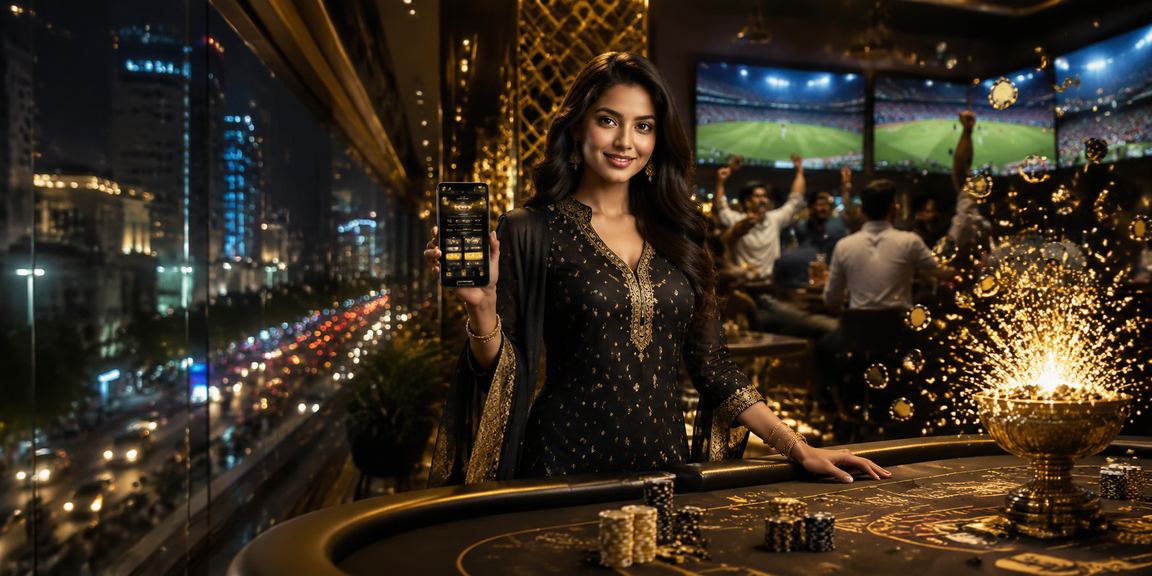 Mobile player placing bets on Andar Bahar via smartphone